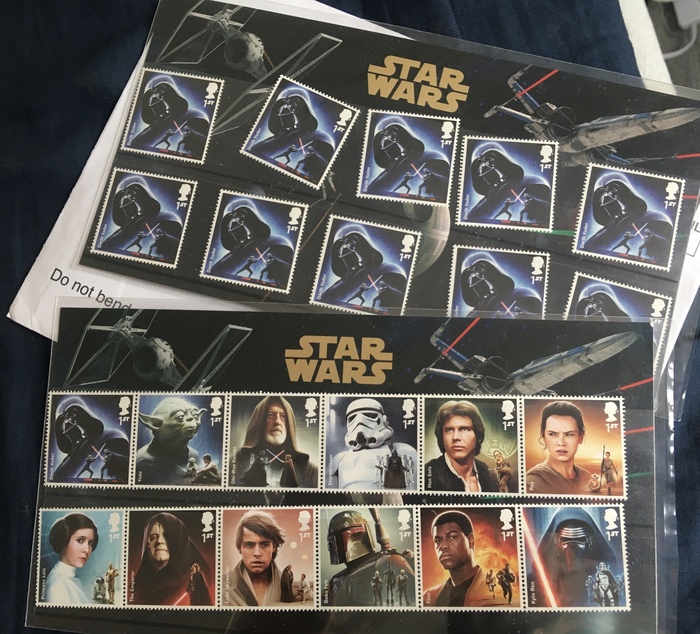 Марки британской почтовой службы Start Wars
