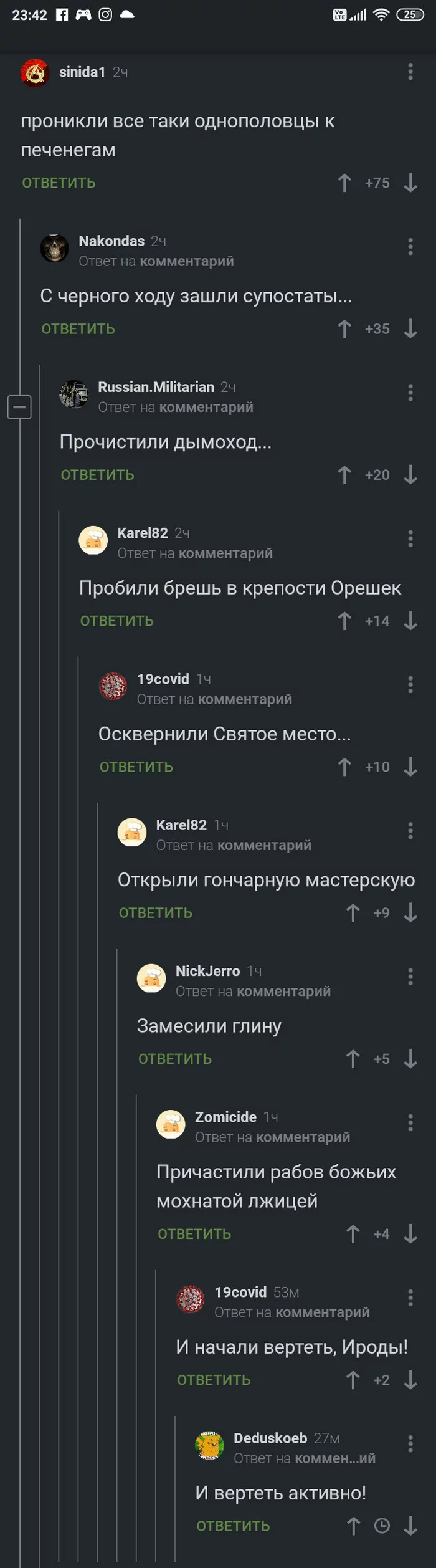 The Polovtsians have already reached Kyiv - Comments on Peekaboo, Polovtsi, Pechenegs, Kiev, Humor, Longpost