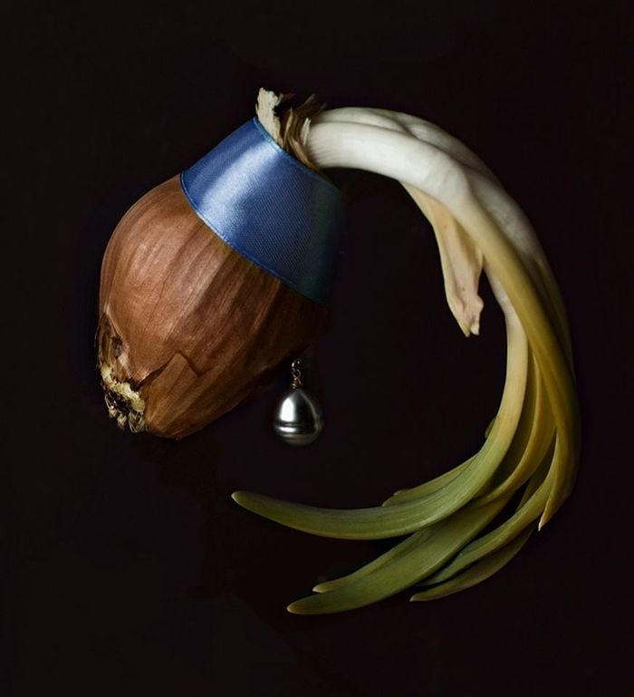 IsoIsolation. Onion with a pearl earring - Insulation, Creative, Girl with a pearl earring, Longpost, Bulb