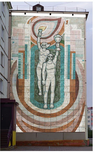 Reply to post - the USSR, Khrushchev, Norilsk, Mosaic, Fresco, Longpost