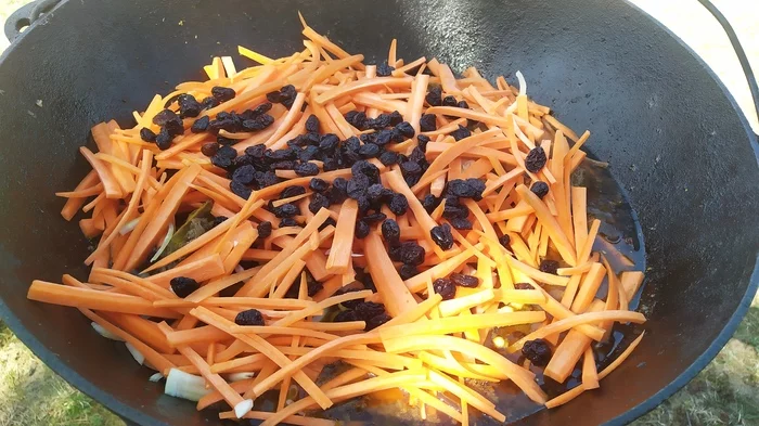 A few photos from yesterday's outing - My, Food, Kazan, Pilaf, Longpost