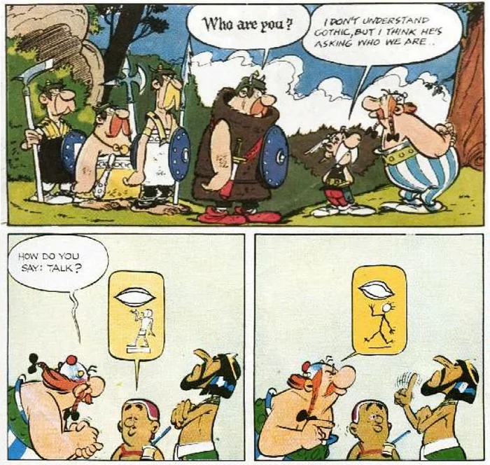 Love post of the comic book Asterix and Obelix - Asterix and Obelix, Comics