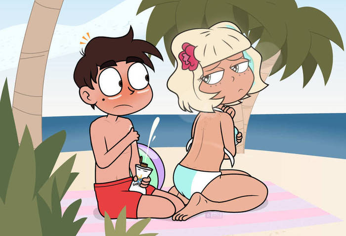 Star vs. the Forces of Evil.Art (On the Sea with Jackie) - NSFW, Star vs Forces of Evil, Cartoons, Art, Marco diaz, Jackie lynn thomas