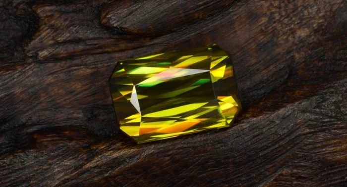 Sphene - fire capable of surpassing a diamond - My, Minerals, Gems, Color, A rock, Decoration, The photo, Images, Longpost