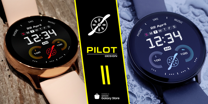 Pilot-    Samsung Galaxy Watch , ,  , , Samsung, Samsung Galaxy, Samsung galaxy Watch, Watchface