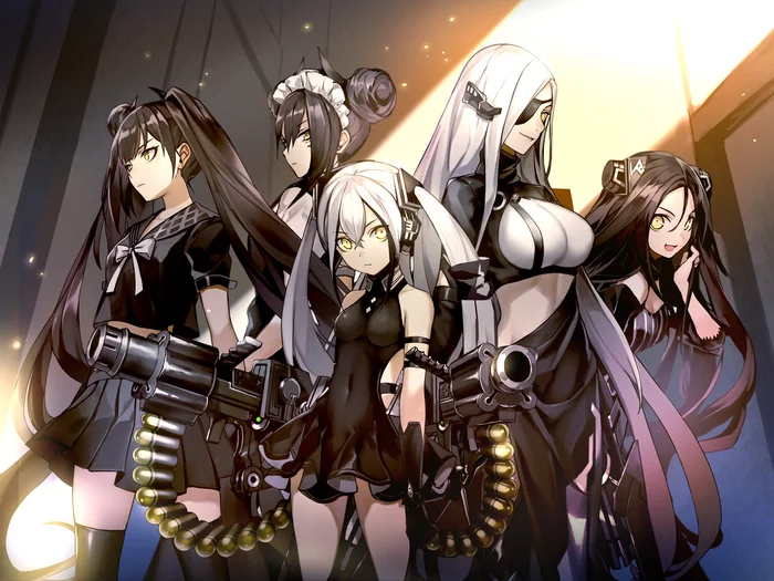 Agents and agentesses, spies and spies - Anime, Anime art, Girls frontline, Pixiv, Sangvis ferri