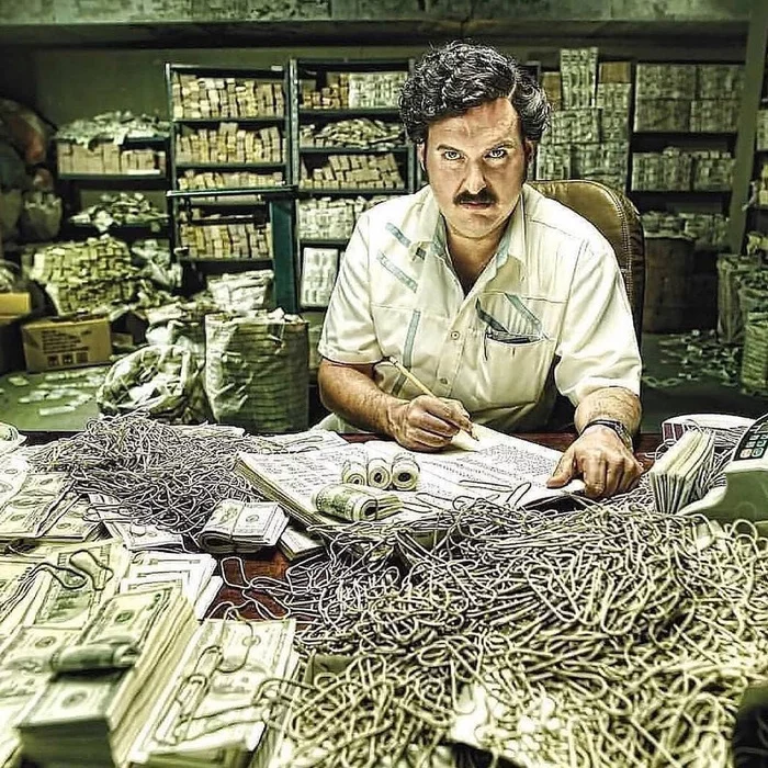 And they sent me to the accounting department - Pablo Escobar, Accountant, Money