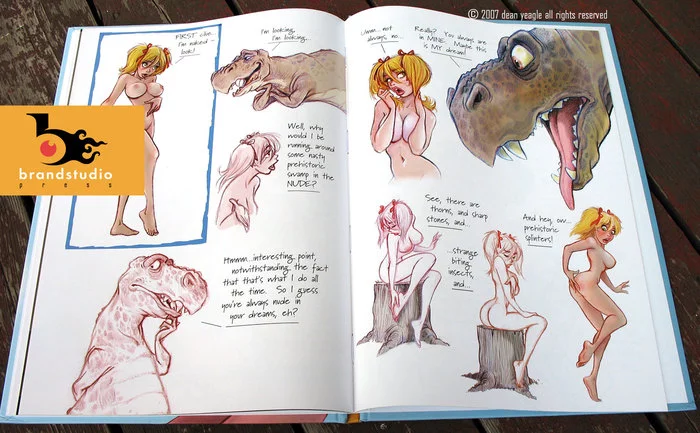 Книжка про Мэнди (Dean Yeagle) - NSFW, Dean Yeagle, Эротика, Комиксы, Арт, Девушки, Длиннопост, Mandy, 18+