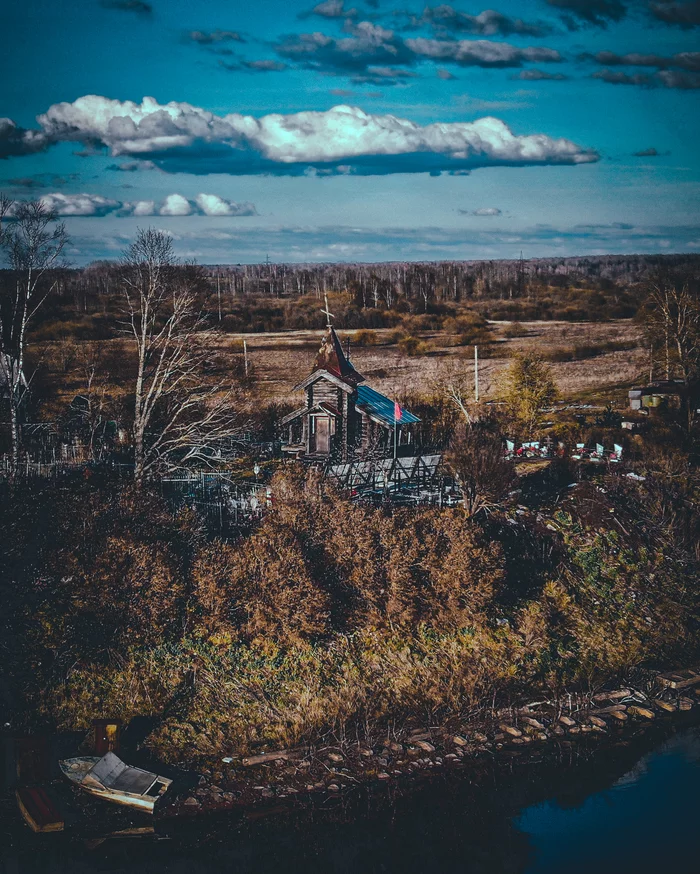 You see there on the mountain - My, Quadcopter, Church, The photo, Longpost