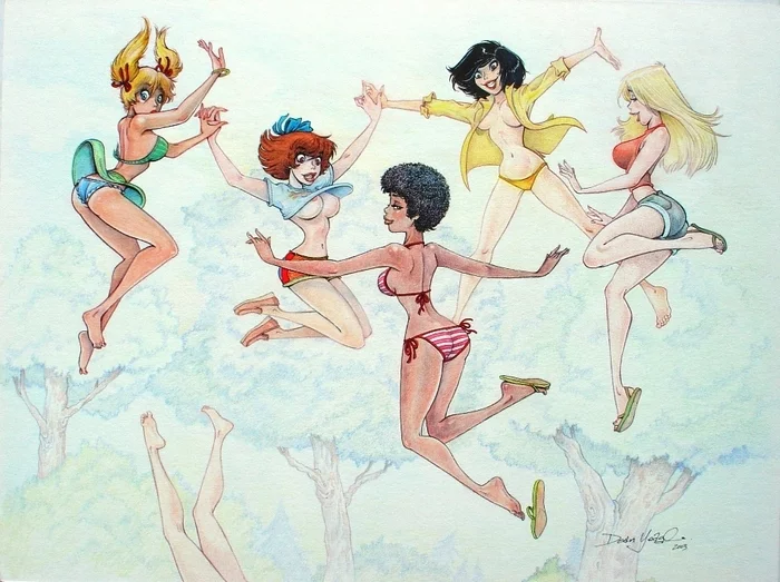 Другие иллюстрации (Dean Yeagle) - NSFW, Dean Yeagle, Эротика, Комиксы, Арт, Девушки, Длиннопост, 18+