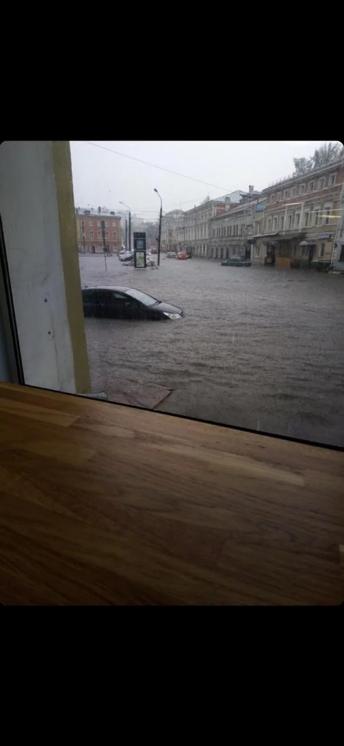 Light rain in Nizhny Novgorod - Потоп, Shower, Bad weather, Longpost