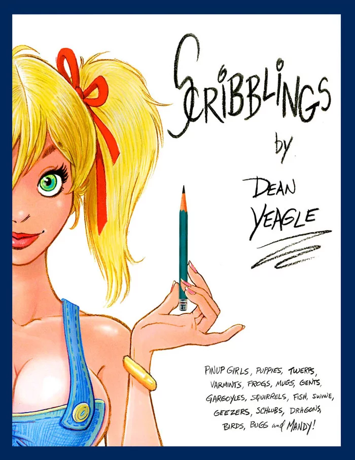 For those who love to draw or are just learning (Dean Yeagle) - NSFW, Dean Yeagle, Erotic, Comics, Art, Girls, Longpost, Pencil drawing, Mandy