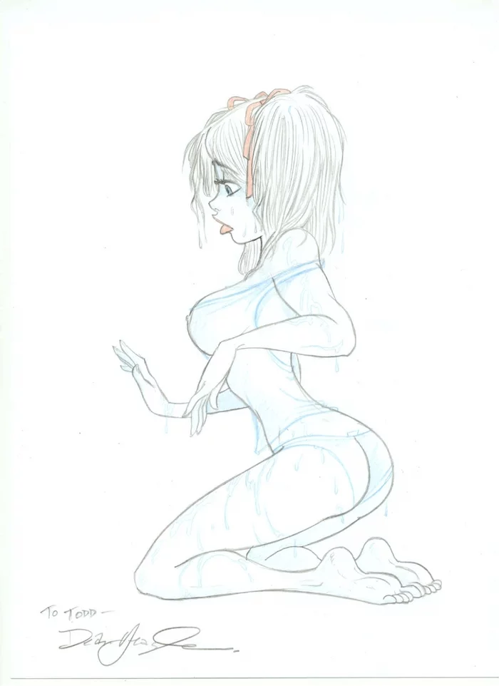 Продолжение поста «Для тех кто любит рисовать или только учится (Dean Yeagle)» - NSFW, Dean Yeagle, Эротика, Комиксы, Арт, Девушки, Рисунок карандашом, Ответ на пост, Длиннопост, Mandy, 18+