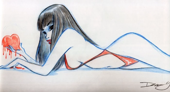 Продолжение поста «Для тех кто любит рисовать или только учится (Dean Yeagle)» - NSFW, Dean Yeagle, Эротика, Комиксы, Арт, Девушки, Рисунок карандашом, Ответ на пост, Длиннопост, Mandy, 18+