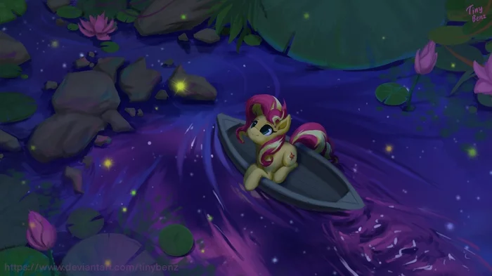 Sunset - My little pony, PonyArt, Sunset shimmer, Tinybenz