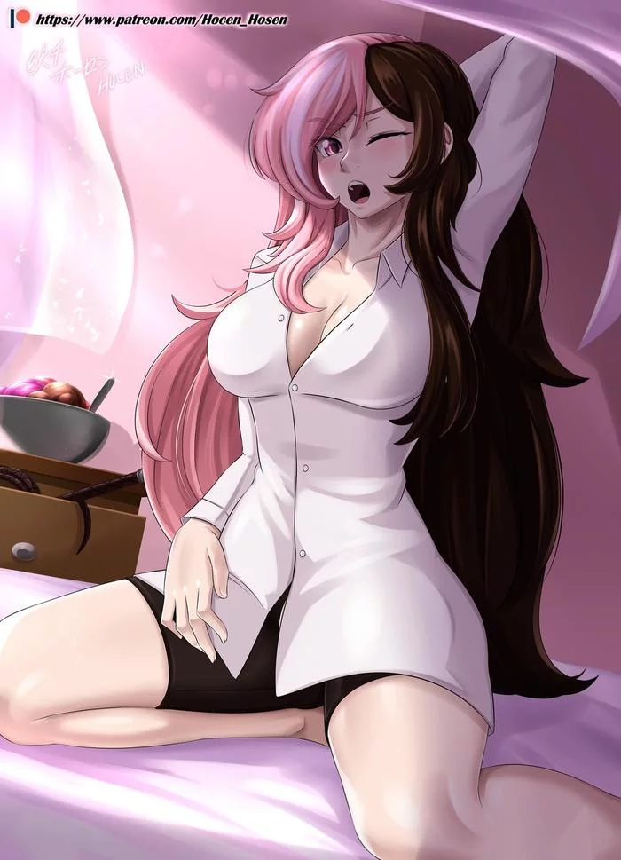 Neo Politan - Аниме, Не аниме, RWBY, Anime Art, Арт, Рисунок, Neopolitan