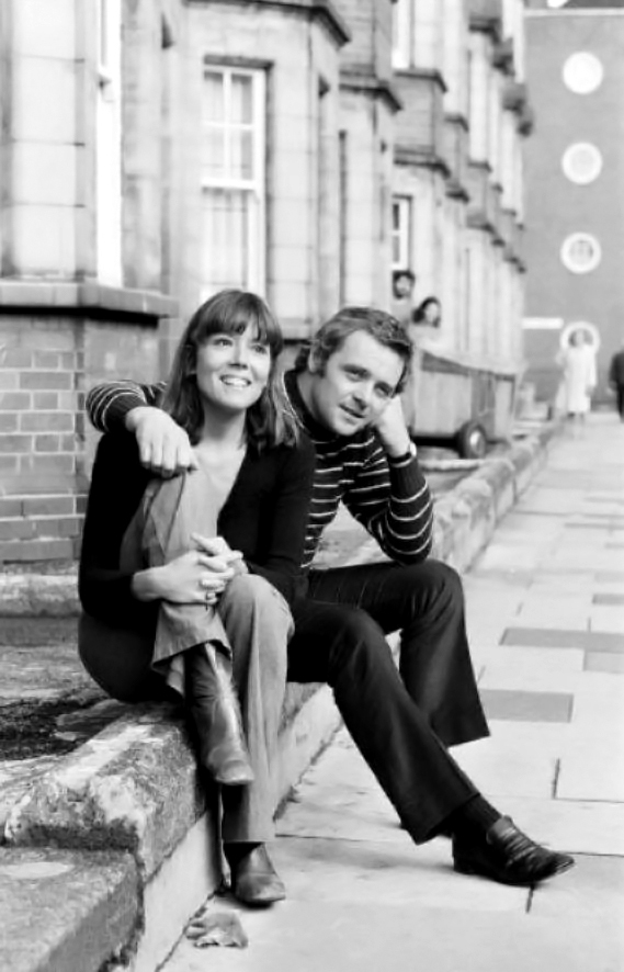 Anthony Hopkins and Diana Rigg, 1972 - Anthony Hopkins, Youth, Longpost, Old photo