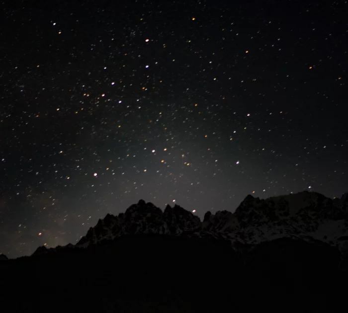 Stars above your head - My, Starry sky, The mountains, Elbrus, The photo