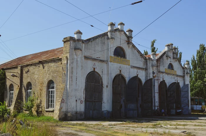 Evpatoria tram, part 2, tram depot, 2015 - My, Tram, Transport, Public transport, Evpatoria, Crimea, The photo, Depot, Longpost