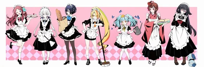 Zombie maid - Аниме, Zombieland saga, Горничная, Anime Art