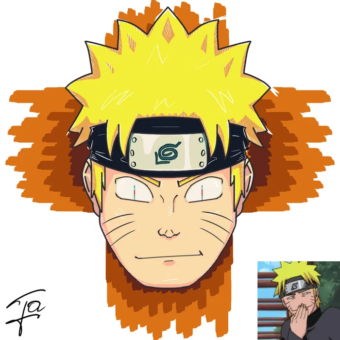 Naruto Uzumaki/Наруто Узумаки - Моё, Аниме, Наруто, Ниндзя, Арт, Персонажи, Фан-Арт