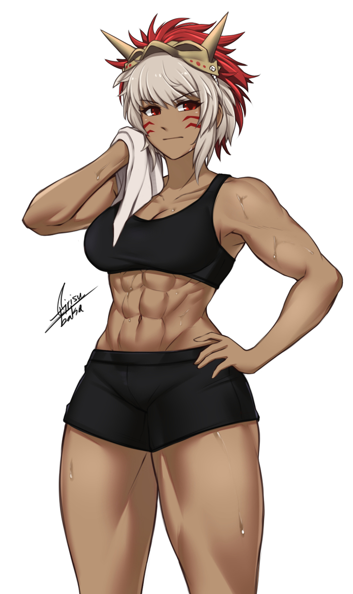 Workout Rinkah Airisubaka,  , , Rinka, Fire Emblem, , Anime Art