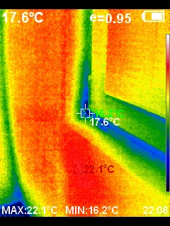 Causes of cold in the apartment - My, Cold, Apartment buildings, Heating, Longpost, Thermal imager, Heat loss