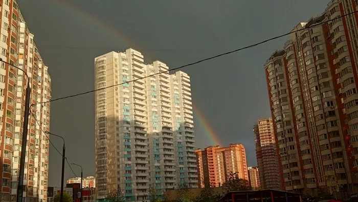 Ответ на пост «Вот так получилось запечатлеть» - Красная площадь, Радуга, Фотография, Храм Василия Блаженного, Ответ на пост, Длиннопост