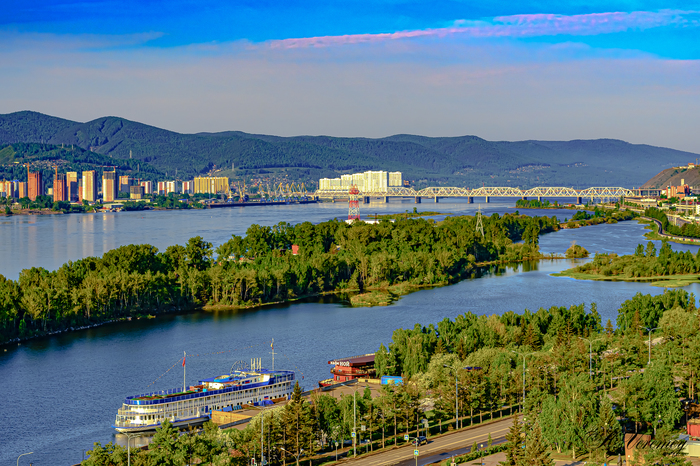 Енисей река в красноярске фото