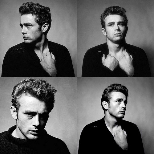 Kings of old Hollywood. - beauty, Celebrities, Hollywood golden age, The photo, The male, Black and white, James Dean, Longpost, Men