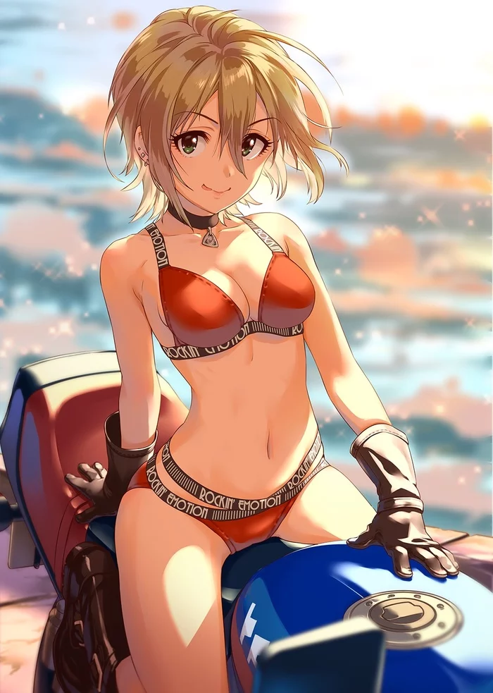 Kimura Natsuki - NSFW, Anime art, Anime, Kimura Natsuki, The idolmaster, Idolmaster Cinderella Girls, Art, Erotic, Swimsuit