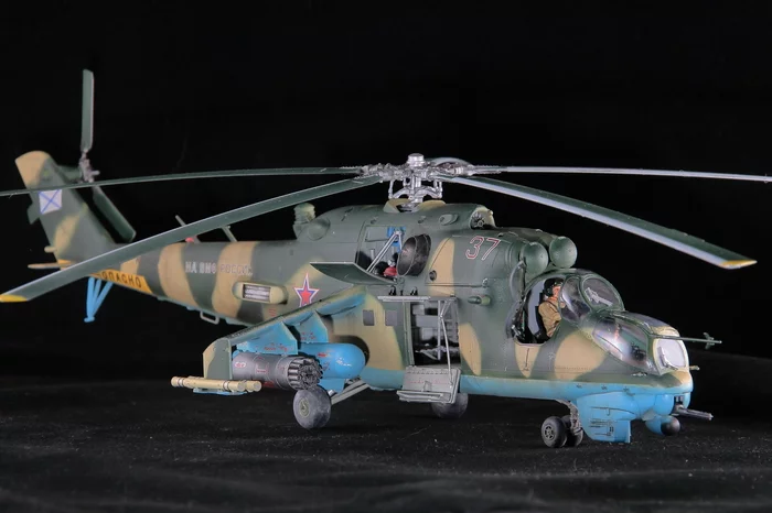 Crocodile Mi-24 - My, Mi-24, Stand modeling, Crocodile, Flying fortress, Helicopter, Longpost