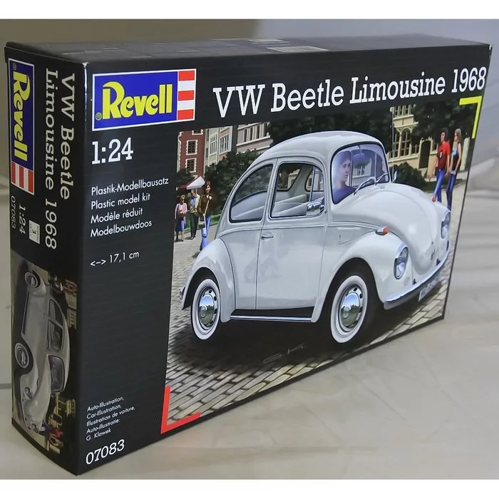 VW Beetle 1968 - 1:24 model - My, Stand modeling, Volkswagen, Volkswagen beetle, Car modeling, Longpost