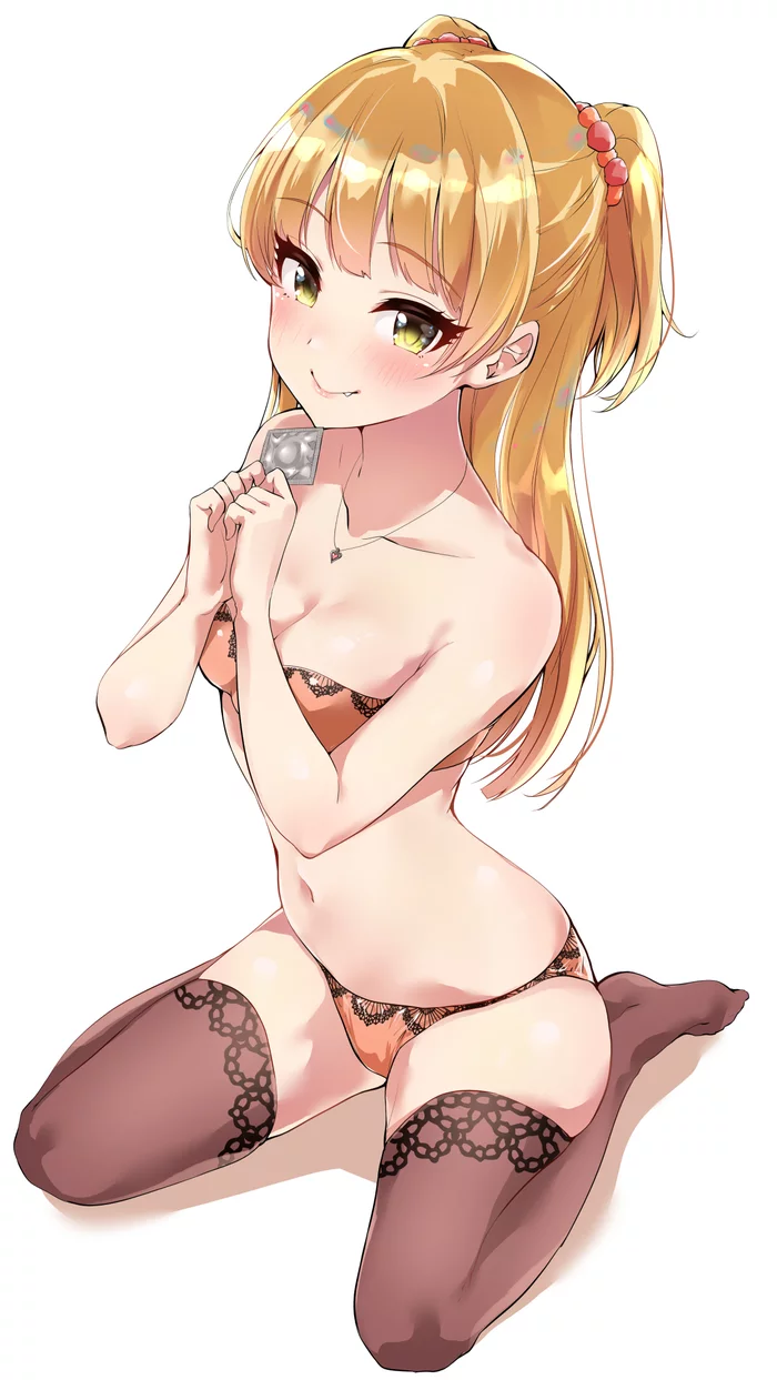 Jougasaki Rika - NSFW, Anime, Anime art, The idolmaster, Idolmaster Cinderella Girls, Jougasaki Rika, Underwear, Breast, Stockings