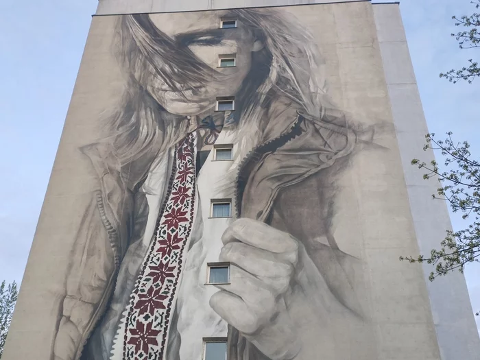 Mural in Minsk - My, The photo, Minsk, Mural, Drawing on the wall, Street art, Republic of Belarus, Longpost