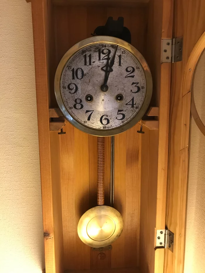 Antique clock - My, The strength of the Peekaboo, Clock, What's this?, Longpost