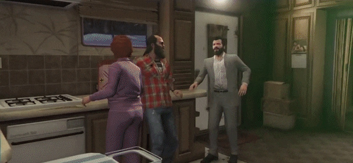 Indifference is worse than hatred - Gta 5, Games, Computer games, Video game, Game humor, Bug, GIF