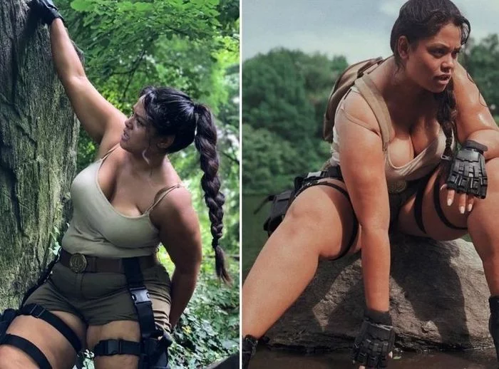 Are you really Lara Croft? - And you definitely, Lara Croft, Excess weight