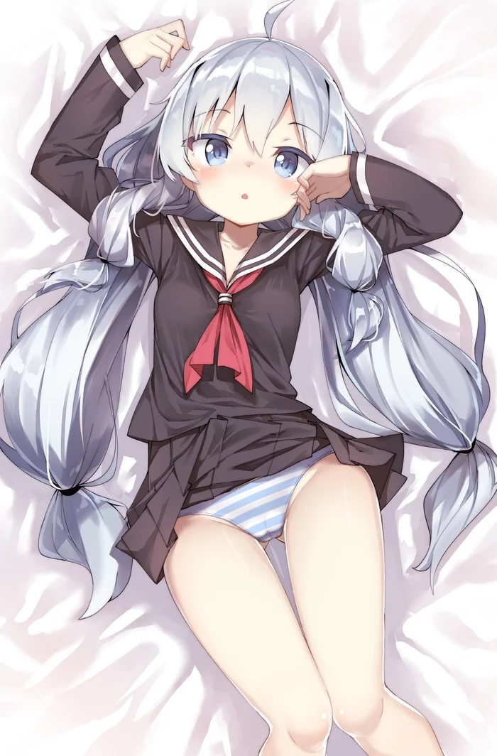 Stella Unibell - NSFW, Anime, Anime art, Soulworker, Stella Unibell, Pantsu, Loli, Longpost