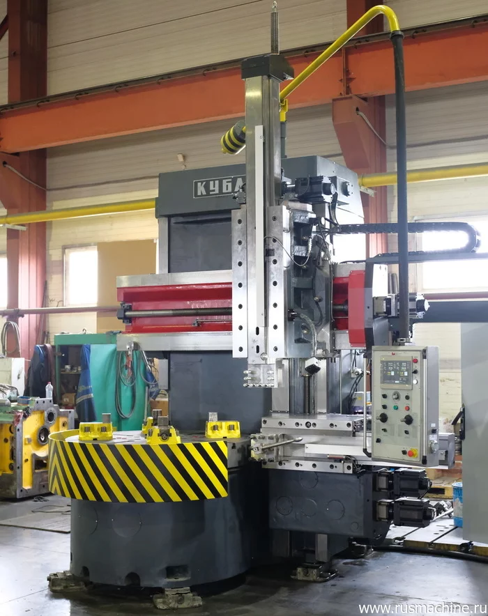 Vertical turning lathe 1516f1 with boring support - My, Machine, Machine tool, Machine-Tool Plant, CNC, CNC machine, Longpost