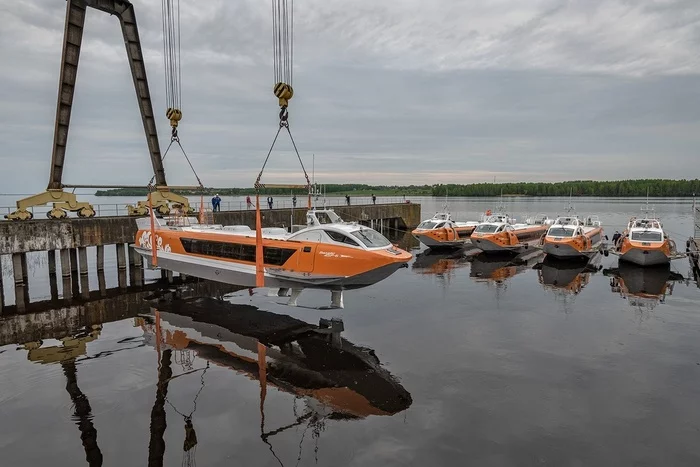 The fifth hydrofoil ship Valdai 45R was launched in the Nizhny Novgorod region - Valdai 45R, Shipbuilding, Russia, Production, Russian production, news