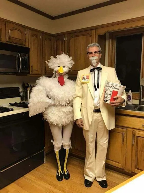 KFC fans - Cosplay, KFC, Colonel Sanders, Hen