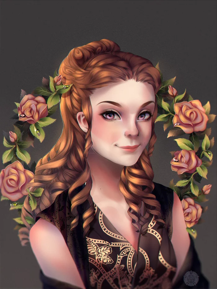 Margaery Tyrell - Drawing, PLIO, Game of Thrones, Houses of Westeros, Tyrells, Margaery Tyrell, Art