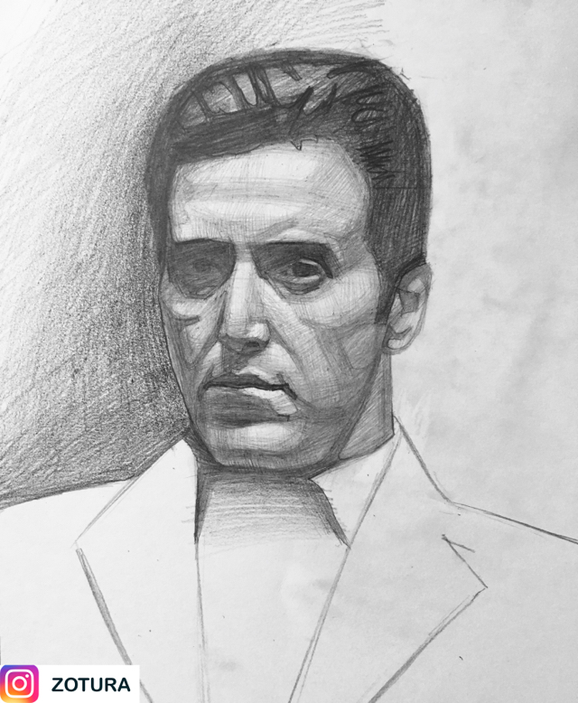 As they say: I know it was you, Fredo - My, Drawing, Godfather 2, Al Pacino