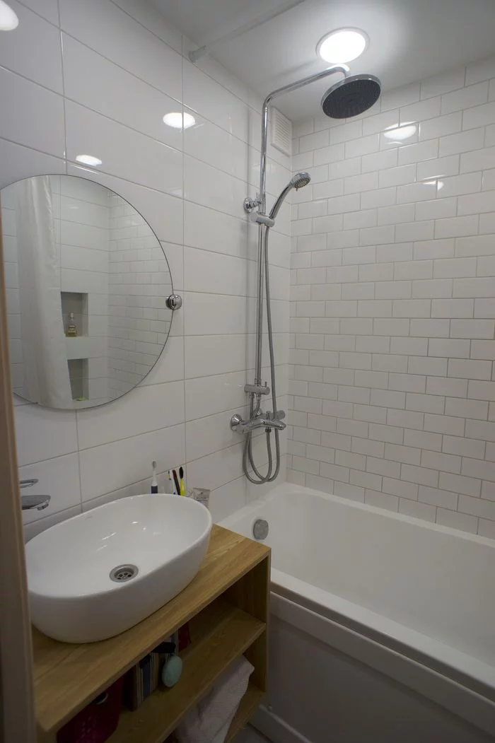 Bathroom renovation, super-economy option (crisis, post-Covid) - My, Bathroom renovation, Krasnoyarsk, Courage and not dementia, Longpost