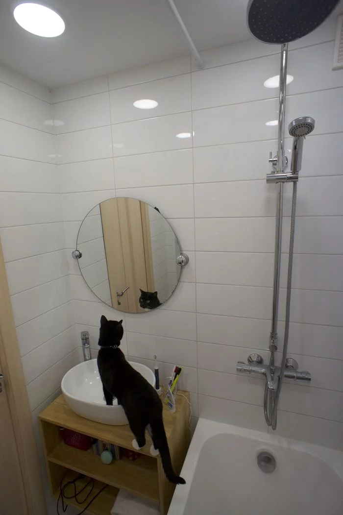 Bathroom renovation, super-economy option (crisis, post-Covid) - My, Bathroom renovation, Krasnoyarsk, Courage and not dementia, Longpost