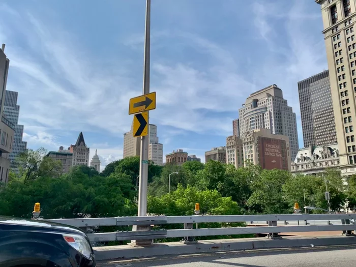 Climbing the Brooklyn Bridge. 5.29.2020 Chinatown, Manhattan, NY - My, Travels, USA