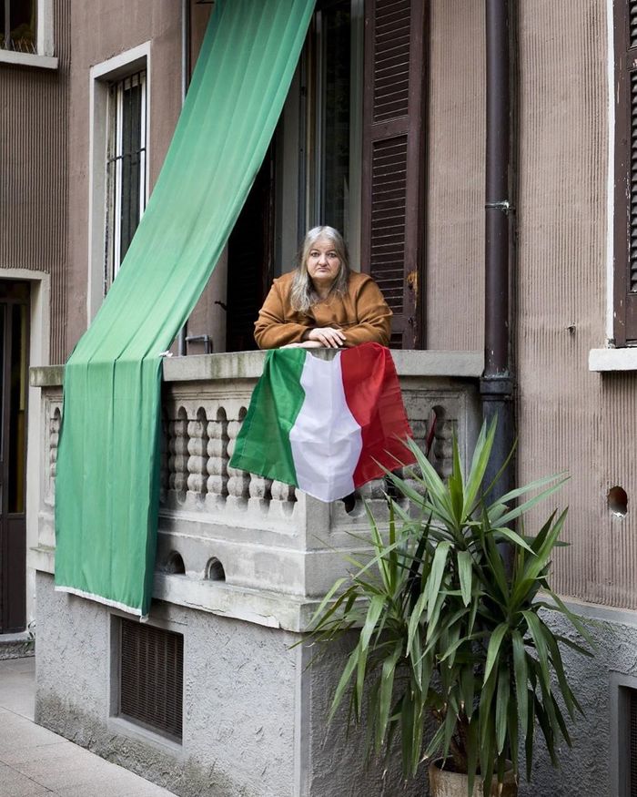 Патриотично настроенная итальянка
