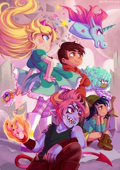 Star vs the forces of evil.Art - Star vs Forces of Evil, All at once