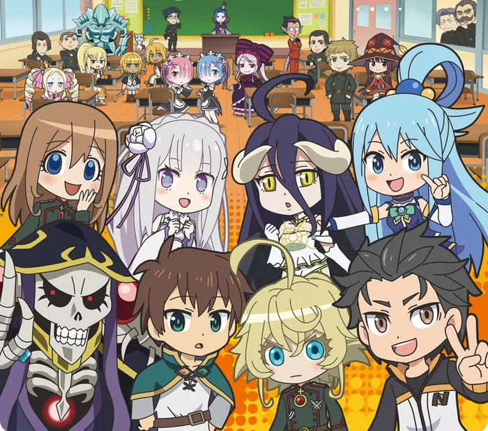 Дорогие анимешники, которые посмотрели ISEKAI QUARTET, кто по вашему мнению должен попасть в сериал следующим? - Isekai quartet, Tensei Shitara Slime Datta Ken, Аниме, Вопрос, Анимешники, Anime Art